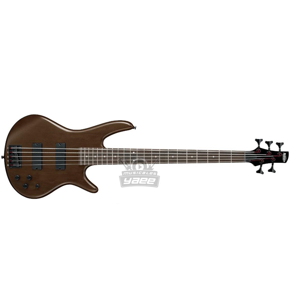 BAJO ELECTRICO IBANEZ SDGR ACTIVO 5 CUERDAS NOGAL GSR205B-WNF